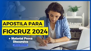 Apostila FIOCRUZ 2024 Analista Tecnologista Pesquisador  Material Prova Discursiva [upl. by Euhc]