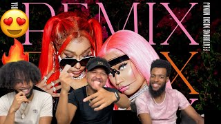 😍🔥ATE BIA  WHOLE LOTTA MONEY Remix  Official Audio ft Nicki Minaj  REACTION [upl. by Aileahcim]