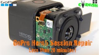 GoPro Hero 5 Session Teardown and Repair  LCD Screen Fix  Disassemble [upl. by Leibarg992]