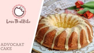 German Egg Liqueur Cake  Advocaat Cake  Eierlikörkuchen [upl. by Hellman]