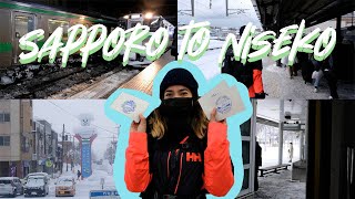 Travel day  Sapporo to Niseko  Exploring Hokkaido  JAPAN VLOG 31 [upl. by Kreda]