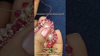 Coronet necklace beadmates446 beadingtutorials click on ▶️ to watch full tutorial [upl. by Elsbeth]