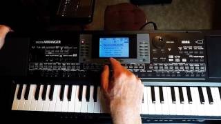 Korg MicroArranger Developing Backing Tracks video 4 [upl. by Aklam]