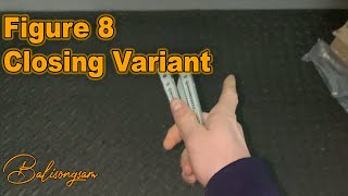 Flashy Figure 8 Closing Variant  Beginner Balisong Tutorial [upl. by Aikemat]