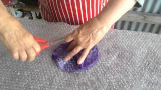 How to Make a Felted Flower [upl. by Aicnilav]