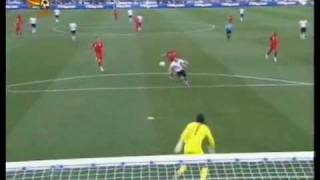 World Cup 2010  Germany vs England  Klose goal [upl. by Ardiedak]