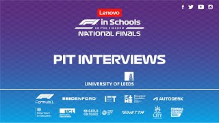 F1 in Schools UK National Final 23 Development Class Pit Display Interviews [upl. by Yuk626]