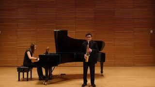 Creston Saxophone Concerto op 26 Movement 1 [upl. by Yrmac791]