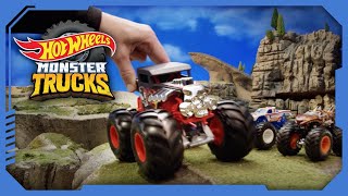 É MUITO GRANDE É HOT Wheels MONSTER TRUCKS 😎👊💥 [upl. by Walker]