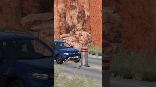 Dacia Bollard Crash Test [upl. by Alokin]