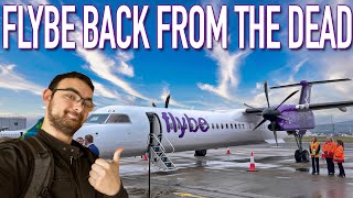 Flybe is Back Flybes first ever flights Birmingham  Belfast City  Glasgow International [upl. by Bertilla]