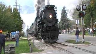 Pere Marquette 1225 amp Nickel Plate Road 765 Cadillac Limited 10032009 2 [upl. by Hillman877]