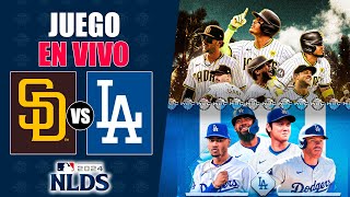 🔴 EN VIVO SAN DIEGO PADRES vs LOS ANGELES DODGERS  SERIE DIVISIONAL LIGA NACIONAL [upl. by Ecirtahs]