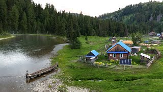 Far From Civilization In Russia Remote Taiga Village without roads and communication [upl. by Campball242]