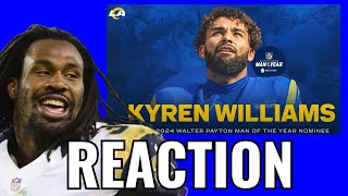 Rams Fan Reaction The Rams’ 2024 Walter Payton Man Of The Year Nominee [upl. by Irtimid]