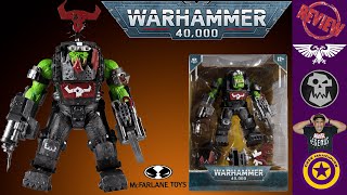 McFarlane Warhammer 40000 Ork Meganob wShoota Mega Action Figure Action Figure Unboxing amp Review [upl. by Introk53]