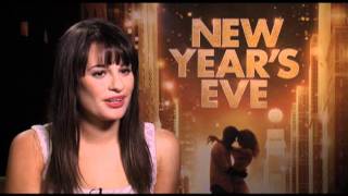 Lea Michele Interview for NEW YEARS EVE [upl. by Liesa]