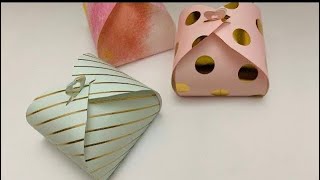 Origami gift boxHow to make origami gift boxDIY gift box [upl. by Benil]