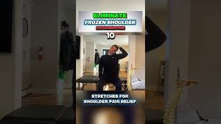 Shoulder Pain Relief Stretch  Eliminate Frozen Shoulder chiropractor shoulderpain shorts [upl. by Notnek399]