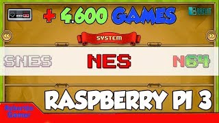 Novo Tema Batocera 58 Raspberry Pi 3  16GB   32 GB  com 4645 GAMES by Brevit Games [upl. by Yehtomit778]