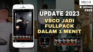 VSCO X Tutorial iOS iPhone TERBARU 2023 [upl. by Squire]