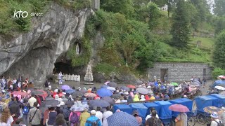 Messe de 10h à Lourdes du 13 août 2024 [upl. by Pudendas766]