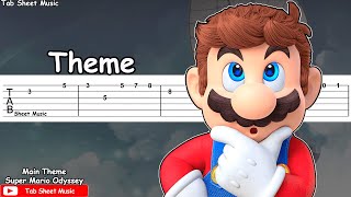 Super Mario Odyssey  Main Theme Guitar Tutorial [upl. by Julide]