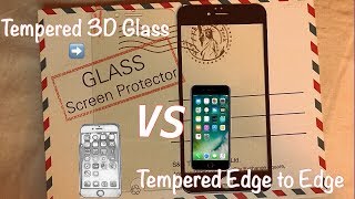 Tempered Glass Screen Protector 3D clear vs Edge to Edge [upl. by Kirimia]