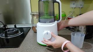 Demo  Philips Avent Combined Steamer and Blender SCF87021 [upl. by Isaak]