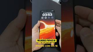 Como ter os melhores papéis de parede para seu iPhone com iOS 18 VidLive [upl. by Mochun]