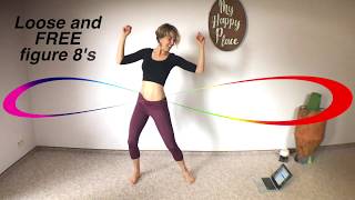 14min Hip Figure 8 Workout  Fun Standing Ab Exercises [upl. by Che433]