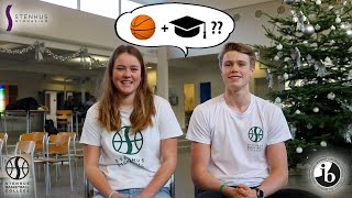 Basketball and IB in Stenhus with Maria and William [upl. by Saire]