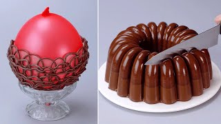 Easy amp Satisfying Chocolate Cake Recipe Idea  So Yummy Cake Decorating Compilation  Perfect Cake [upl. by Nodlew465]