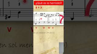 ¿Qué es la Hemiola analisismusical cadencia music classicalmusic [upl. by Humfried]