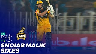 Shoaib Malik Sixes  HBL PSL 2020  MB2T [upl. by Farlee]