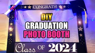 🎓DIY Graduation Photo Booth Frame FREE PATTERN Class of 2024 [upl. by Gilberto]