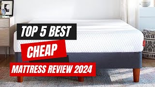 Top 5 Best Cheap Mattress Review in 2024 [upl. by Survance]