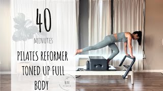 Pilates Reformer  Intermediate  Full Body Workout [upl. by Trautman]