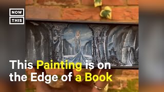 22YearOld Artist Goes Viral for ForeEdge Paintings [upl. by Besnard]