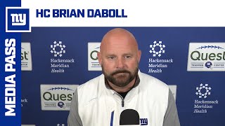 Brian Daboll Recaps Giants vs Commanders  New York Giants [upl. by Cinelli]