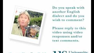 Australian English  Steve Irwin [upl. by Anawik662]