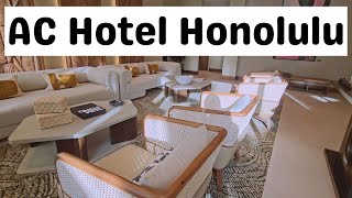 AC Hotel Honolulu  Hawaii  Marriott Bonvoy  Hotel Review [upl. by Damalis787]