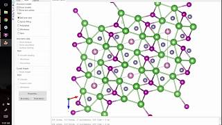 Tutorial of VESTA software for creating crystal structures [upl. by Rockafellow]