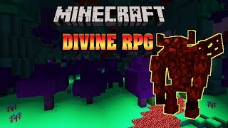 Minecraft Divine RPG Raglok Gogdure Boss Battle [upl. by Ellenoj]