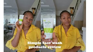 SIMPLE MOISTURIZING FACIAL WASH REVIEW  All you need to knoW [upl. by Sesilu3]