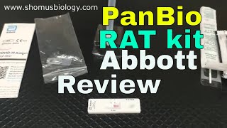 Panbio covid 19 antigen self test  Rapid antigen test kit review [upl. by Weihs671]