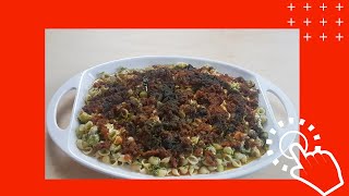 Leek Macaroni  Afghan Food Recipes طرز تهیه مکرونی لیک افغانی [upl. by Chap]