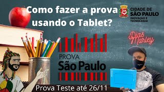 PROVINHA E PROVA SÃO PAULO  Como realizar usando o Tablet Questionário da Família já Disponível [upl. by Yajiv]