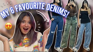 HUGE SASSAFRAS DENIMS HAUL from MYNTRA😍 Trendy amp Affordable Denims Try On Haul  Rupal Yadav [upl. by Garber364]