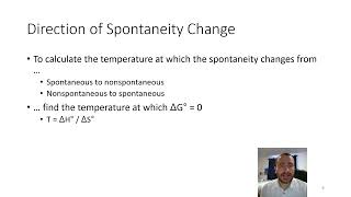 Ch164 The Effect of Gibbs Free Energy Change from T P and Amount [upl. by Codi]